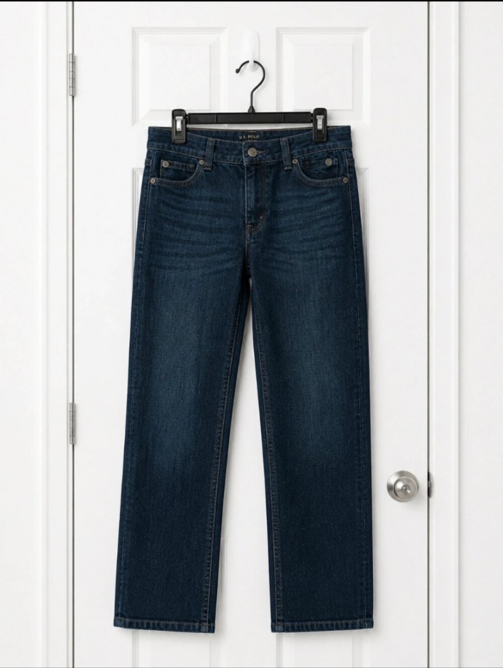 U.S. Polo Assn Jeans Women’s Size 10 Dark Wash Straight Leg Mid Rise Stretch